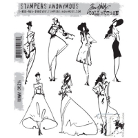 Billede: SA / Tim Holtz Cling Stamp “Runway” TH-CMS214, 18x22cm, førpris kr. 176,00, nupris