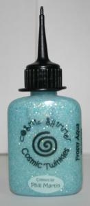 Billede: Cosmic Shimmer Glitterlim “Frosty Aqua