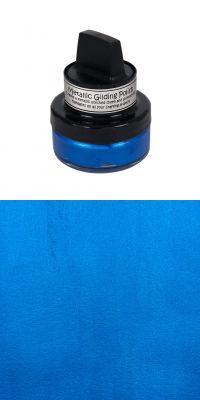 Billede: Cosmic Shimmer Gilding Polish / Voks “Mediterranean Blue