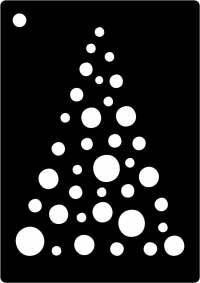 Billede: Creative Expressions Mini Stencil ca. 10x6,5cm CEMSBTREE, førpris kr. 16,00, nupris