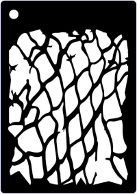 Billede: CREATIVE EXPRESSIONS MINI STENCIL CA. 10×6,5CM CEMSFISH, førpris kr. 16,00, nupris