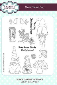 Billede: Creative Expressions Stempel A5 CEC791, Make Gnome Mistake, førpris kr. 104,00, nupris