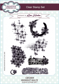 Billede: Creative Expressions Stempel A5 CEC804, Midnight Waltz, førpris kr. 104,00, nupris