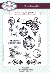 Billede: Creative Expressions Stempel A5 CEC805, Inky Christmas, førpris kr. 104,00, nupris