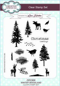 Billede: Creative Expressions Stempel A5 CEC806, Winter Woodland, førpris kr. 104,00, nupris