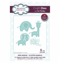 Billede: skæreskabelon New arrival, Stuffed Animals, CREATIVE EXPRESSIONS SUE WILSON DIES CED10025, Largest: 40x51mm