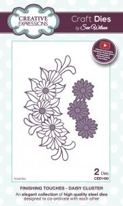 Billede: CREATIVE EXPRESSIONS SUE WILSON DIES CED1450, daisy cluster, 5x10,5cm, førpris kr. 106,00, nupris