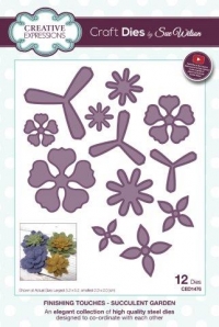 Billede: CREATIVE EXPRESSIONS SUE WILSON DIES CED1476, SUCCULENT GARDEN, førpris kr. 146,00, nupris
