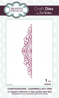 Billede: CREATIVE EXPRESSIONS SUE WILSON DIES, Charming Lace Trim, 2,2x11,3cm, CED6404