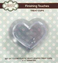 Billede: CREATIVE EXPRESSIONS HEART TREAT CUPS 7 STK CETREATHEART, passer til CED21005, CED21006 og CED21007