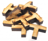 Billede: Creative Expressions MDF Candy Machine Handle - 12 stk, passer til p3622004