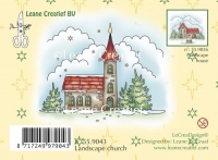 Billede: stempel vinterlandskabskirke, 55.9043, leane de graaf, førpris kr. 50,- nupris