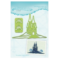 Billede: skære/prægeskabelon Leane Die, 45.1208, Landscape Castle, førpris kr. 90,00, nupris