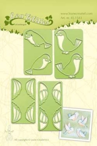 Billede: skære/prægeskabelon Leane Die Cut/Emb “Small birds