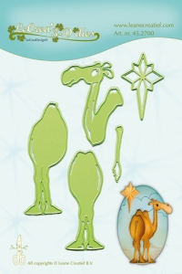 Billede: skære/prægeskabelon kamel, LEANE DIE CUT/EMB “Camel