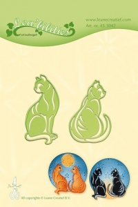 Billede: LEANE DIE CUT/EMB “Cats