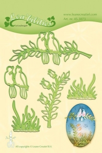 Billede: LEANE DIE CUT/EMB “Birds & Branches
