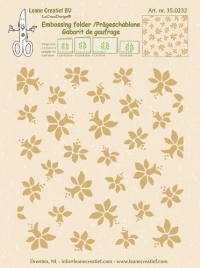 Billede: Leane Embossingfolder 14,4x16cm 35.0232, påske/pinseliljer, førpris kr. 48,00, nupris