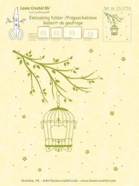 Billede: Leane Embossingfolder “Birdcage