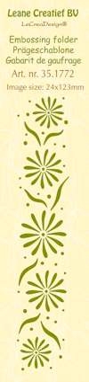 Billede: Leane Embossingfolder “Flowers