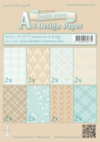 Billede: Leane Design Paper A5 16 ark 51.0775,