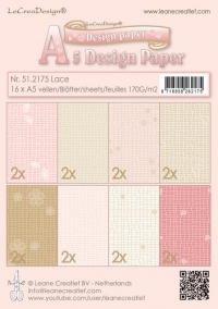 Billede: LEANE DESIGN PAPER “Lace Pink/Brown