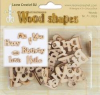 Billede: Leane Wood Shapes “Words from the heart
