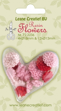 Billede: LEANE Resin Flowers “Roses & Peony Pink/Red