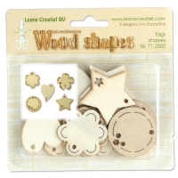Billede: LEANE WOOD SHAPES “Tag Shapes