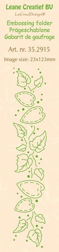 Billede: LEANE EMBOSSINGFOLDER “Ivy & Hearts