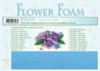 Billede: Leane Flower Foam A4 0,8mm “Summer Blue” 1 ark 25.4285