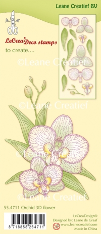 Billede: LEANE STEMPEL “Orchid/Orchidee 3D” 55.4711, Passer til p384320
