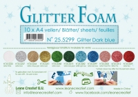 Billede: LEANE GLITTER FOAM A4 “Dark Blue” 1 ark 25.5299