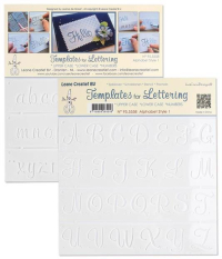 Billede: LEANE Stencil “2 Handlettering Alphabet Style 1” 95.5558, førpris kr. 68,- nupris