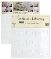 Billede: LEANE Stencil “2 Handlettering Alphabet Style 2” 95.5565