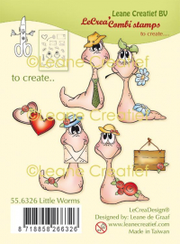 Billede: LEANE Clearstamp “Little Worms” 55.6326