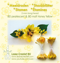 Billede: Leane Stamen 2mm 80 Matt + 80 Pearl 