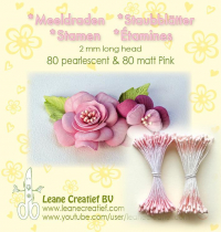 Billede: Leane Stamen 2mm 80 Matt + 80 Pearl 