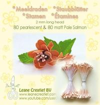 Billede: Leane Stamen 2mm 80 Matt + 80 Pearl 