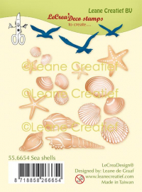 Billede: LEANE Clearstamp “Sea Shells” 55.6654