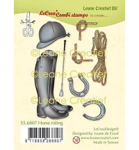 Billede: LEANE Clearstamp “Horse Riding” 55.6807