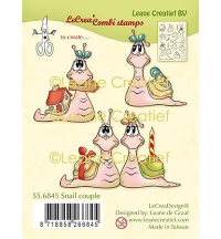 Billede: LEANE Clearstamp “Snail Couple” 55.6845