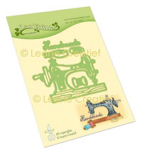 Billede: skære/prægeskabelon gammel Singer symaskine, LEANE DIE CUT/EMB, Sewing Machine, 45.7194
