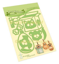 Billede: skære/prægeskabelon små dyreæsker til ophæng, LEANE DIE CUT/EMB, Box - Pets Party, 45.7248
