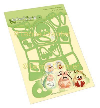 Billede: skære/prægeskabelon lille æske, LEANE DIE CUT/EMB, Box - Party, 45.7255
