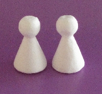 Billede: BESTILLINGSVARE Vatdukker 4,5cm 25 stk