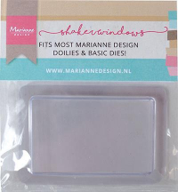 Billede: 10 stk. shaker vindue, Marianne Design Shaker Window - Reactangle 10 pcs LR0039, 90x57mm - Match 4110725 / LR0725
