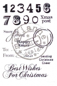 Billede: Marianne Design Stempel EC0149 Eline's Christmas Sentiments, førpris kr. 41,00, nupris