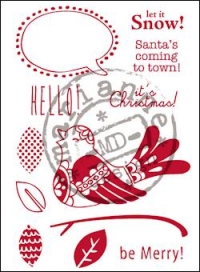 Billede: MARIANNE DESIGN Stempel EC0155 Elines Scandinavian Bird, førpris kr. 42,00, nupris