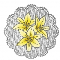 Billede: Marianne Design Stempel TC0831 Lilies, førpris kr. 34,00, nupris